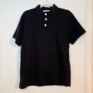 J.W. Anderson Black Polo Shirt